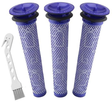 ORCOW Compatibile con la Sostituzione del Filtro V8 Compatibile con Dyson V8 Animal V8 Absolute V8 Motorhead SV10 V7 Animal Fluffy Cordless Stick Aspirapolvere, (Color : 3pcs)