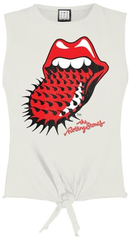 The Rolling Stones Amplified Collection - 94/95 Frauen Top weiß