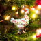 1 pz decorazioni natalizie 2023 ciondolo di pollo di Natale, ciondolo a forma di gallo in materiale acrilico, ciondolo piatto decorazione albero di Natale