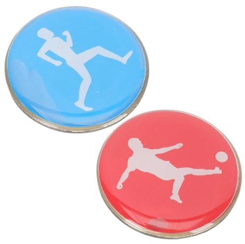 Fußball-Schiedsrichter-Münze,Fußball-Schiedsrichter-Münze | Sportwurfmünze für Fußballtraining,Multifunktionale Fußball-Richter-Wurfmünze, Schiedsrichter-Werkzeug für Fußball, Badminton, Tischtennis