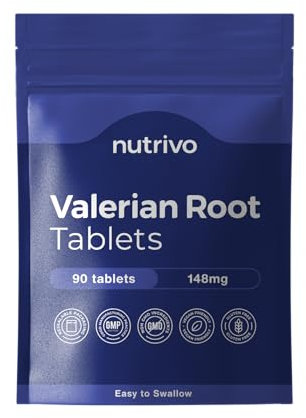 Valerian Root Tablets - 90 Tablets | Good Alternative to Valerian Root Capsules, Valerian Tincture or Valerian Drops | Vegan & UK Made