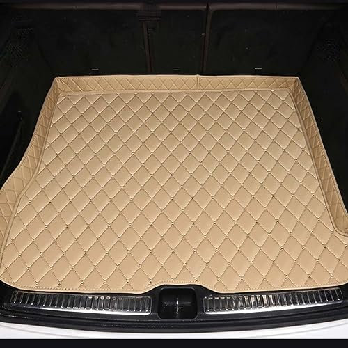 OINTJWWO Coche Alfombrillas Maletero para Audi A5 Sportback 2016-2023, Cuero Bandeja Trasero Funda de Maletero Impermeable Antideslizante Alfombra Protectora Interior Accesorios,E/Beige