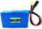 Caimcie 12 V wiederaufladbarer Lithium-Akkupack für Nestboote, 22000 mAh, Hochleistungs-Fernbedienungsbatterie für Köderboote mit Gleichstrom- und XT60-Stecker, 22000 mAh XT60