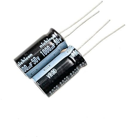 Nichicon 2pcs 50V 1000uf Premium Quality Low ESR pour Audio TV, LCD, Radio, Micro-ondes, Jeu (13 x 25mm)