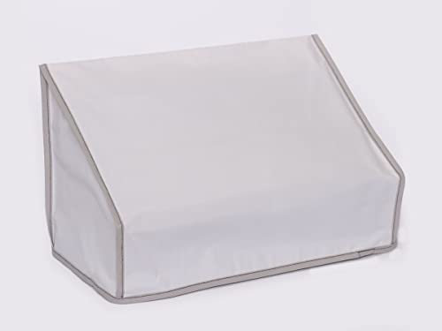 Perfect Dust Cover LLC Scanner-Abdeckung, kompatibel mit Epson WorkForce ES-580w, DS-730N Netzwerk und RapidReceipt RR-600WR Scannern, weißes Nylon, antistatisch und wasserdicht, Staubschutz