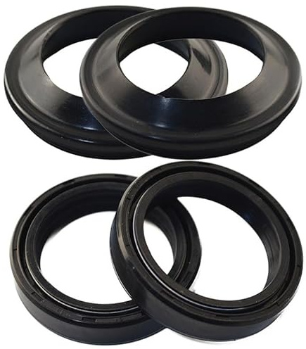 41 54 11 Motorrad Gabel Dämpfer Öl Dichtung Staub for BMW F650GS F650CS F650ST G650GS K75RT K75S R100R R100 Motorradteile(Oil and Dust Seal)