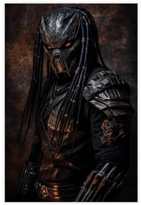 Predator-Poster, Leinwand-Poster, Schlafzimmer, Dekoration, Landschaft, Büro, Raumdekoration, Geschenk, 30 x 45 cm