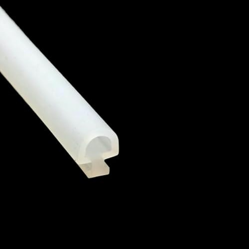 1 m Silikondichtungsstreifen für Türfenster, Pilzkopf-Dichtungsstreifen, hochtemperaturbeständiger T-förmiger Silikonstreifen für Ofentüren – M-01-1M
