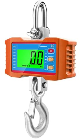 Bilancia a Gancio, Bilancia for gru da 2000 kg, grande gancio LCD, controllo del peso pesante, bilancia digitale sospesa