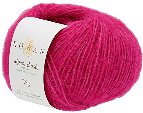 Rowan Alpaca Classic Yarn, Pink Lips (124), 25g