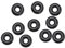 sourcing map 10Stk. Fluorkautschuk O-Ringe Dichtung schwarz 1,5 mm x 4,5 mm x 1,5 mm