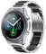 SUNDAREE Compatibile con Cinturino Samsung Galaxy Watch 3 45MM/Garmin Venu 3/Honor MagicWatch 2 46MM/GTR 4/Ticwatch Pro 3 Ultra,22MM Nero+Argento Uomo Metallo Acciaio Orologio Ricambio Band