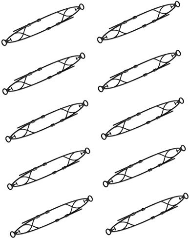 Ehmann Maskenhalter Comfort-Fix (10er Pack), zum angenehmen Tragen von Mund- und Nasenmasken (auch mit Brille oder Hörgerät), Farbe: anthrazit