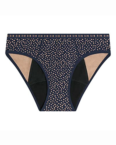 Dim Perioden Unterwäsche Waschbarer Periodenslip Starke Blutung - Dim Protect Bio Damen x1, Multicolor, S