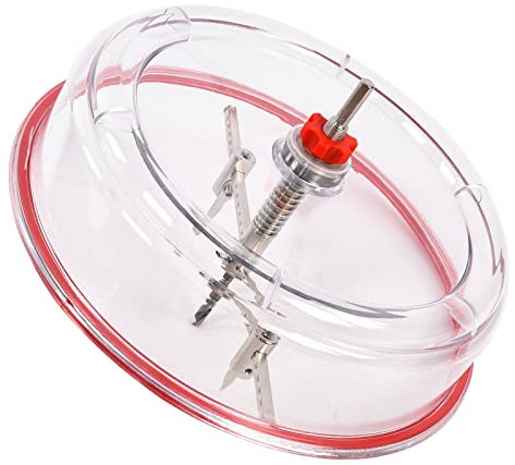 Ensemble De Scies-Cloches à Double Lame 40-300mm Scies-Cloches à Cercle Réglable Avec Pare-Poussière Abs Pour Charpentiers, Scie Cloche Reglable