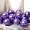 Ainmto 50 Stück 12 Zoll Luftballons Metallic Violett Helium Ballons Lila für Geburtstag, Hochzeiten