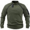 VIVICOLOR Giacca Tattica in Pile da Combattimento da Uomo, Militare, Sportiva, Sportiva, Pullover, Maglioni Antivento dell'Esercito