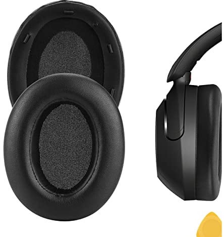 Geekria QuickFit Replacement Ear Pads for SONY WH-XB910N Headphones Ear Cushions, Repair Parts (Black)
