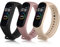 Vancle 3 Stück Armband für Xiaomi Mi Band 4 Armband/Xiaomi Mi Band 3 Armband, Silikon Original Uhrenarmbänder Classic Sport Ersatzband für Damen Herren, Schwarz+Milchtee Farbe+Rauch Violett