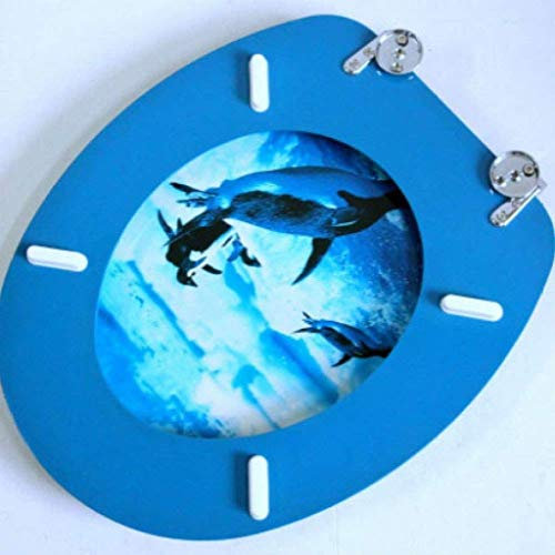 Toilettensitz Pinguin-Toilettensitz Mit Mdf, Nicht Verlangsamend, Oben Montiert, Extrem Widerstandsfähig, Einfach Zu Installierender Toilettendeckel