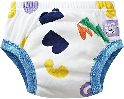 Bambino Mio Unisex Baby Wiederverwendbare Töpfchen-Trainingshose für Jungen und Mädchen, Pop, 3-4 Jahre