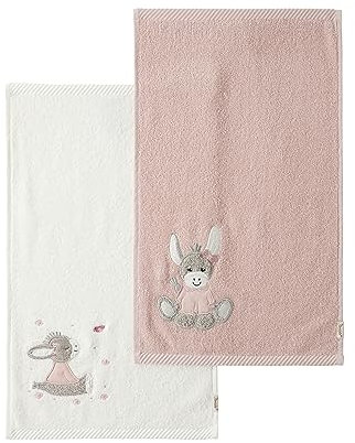 Sterntaler 2er Kinderhandtücher Esel Emmi Girl flora rose uni