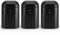 EHC Set of 3 Airtight Tea, Coffee & Sugar Food Storage Canisters Jars Set,Containers, Black