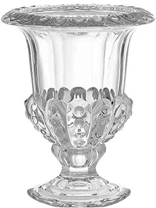 Art Vase Crystal Goblet Transparent Vase Home Desktop Decoration Vase Wind Lamp Tall Glass Vase Wedding Flower Arrangement Ornament Vase for Home Party Wedding (3)