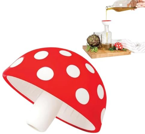 Magische Trichter von Pilzen für den Haushalt, kleine Trichter für Glasschiffe, Mini -Trichter, Wein- und Ölfüllertrichter für die Küche