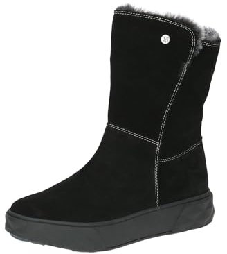 CAPRICE Stivali Donna 9-26403-43, Moda, Pelle Nera, 39 EU Larga