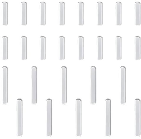 ZXUPOI 26 Pcs Autoadhesiva Lagrimas,Pies de Silicona Transparentes,Almohadilla Autoadhesiva,Topes Elásticos,Topes Adhesivos Transparentes para Paredes,Gabinetes Cajones y Protectores de Muebles