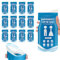 ZOCONE 12 Pièces Sac Urinaire Jetables 850ml, Pipi Debout Femme Hommes Super Absorbants Sacs d'Urine, Enfants Urinoir Portable pour Camping Voyages, Embouteillages, Sacs à Vomissements