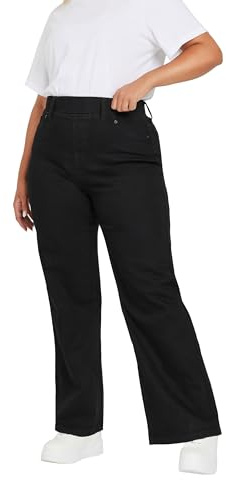 Yours Curve Wide Leg Jeggings - Women's - Plus Size Curve