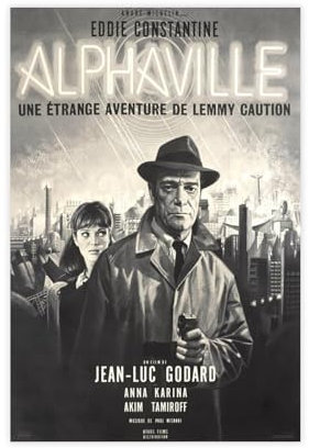 saedba Alphaville Leinwand-Poster, Wandkunst, Dekordruck, Gemälde für Wohnzimmer, Schlafzimmer, Dekoration, 40 x 60 cm