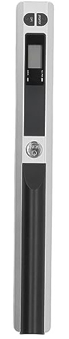 Dokumentenscanner Handheld A4 mit 3 Auflösungsmodi für Quittungen und Fotos Tragbarer Mobile Scanner für Business Office Library (Silver)