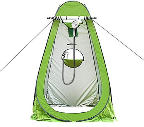 Portable Instant Pop Up Tent Camping Toilet Tent Outdoor Shower Changing Clothes Easy to Install and Storage Bathing Storage Room Tents - Blue, Green,Green