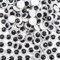 TOAOB 300 Pezzi Occhi Mobili Adesivi 10 mm Rotondo Plastica Autoadesivo Wiggle Finti Occhietti per Fai da Te Scrapbooking Artigianato Bambole Accessori Bianco Nero