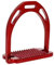 Feeling 201262125 Pro Aluminium Steigbügel, rot, 12.5 cm