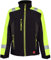 URG Softshell Arbeitsjacke Wasserdicht Winterjacke Warnjacke FleecefutterSchwarz Gelb (GL-8364) (3XL)