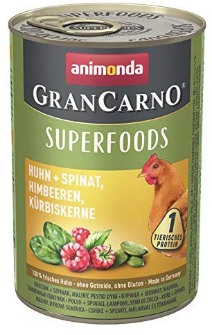 animonda 400gx6 Huhn+Spinat+Himbe.+Kürbis Gran Carno