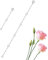 GinoMay Sterling Silver Necklace Extenders Chain Set of 2 Pcs Pack 2 5 - Solid 925 Sterling Silver Fine Chain Dianty Durable Adjustable