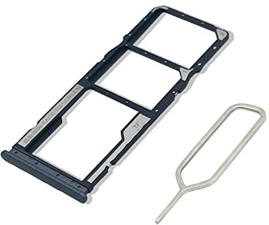 Eonpam Tarjeta SIM Bandeja para (Xiaomi Redmi 10) Calidad Original Reemplazo Ranura Tarjeta SD Bandeja con Pin Tarjeta SIM(Gris)