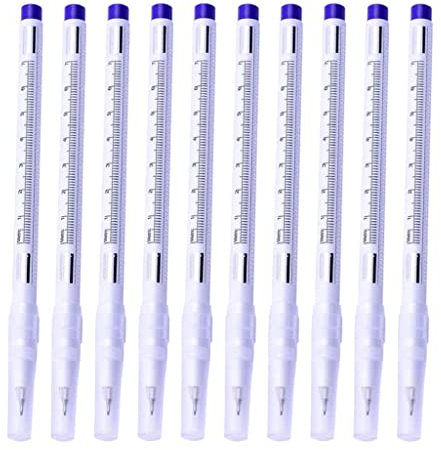 zalati Skin Marker Pen, 10pcs Tools Accessories for Eyebrow Marker Tattoo Piercing Positionierung