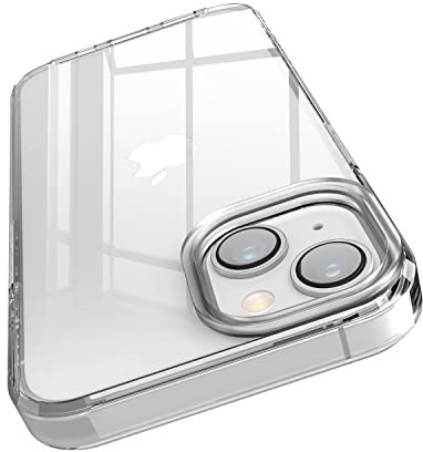 elago Hybrid Transparente Hülle Kompatibel mit iPhone 14 Hülle (6.1), PC + TPU Hybrid Technologie, Kristallklar, Stoßsicherer Stoßfängerabdeckung, Ganzkörperschutz (Transparent)