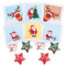 MIK funshopping Set Magischer-Waschlappen Zaubertuch Zauberhandtuch, Mitgebsel Kindergeschenk Tombola (6er Set Santa & Rentier)