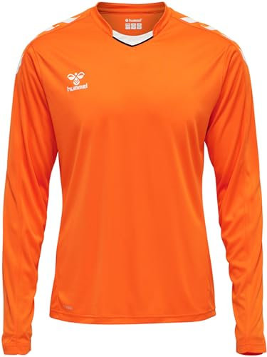 hummel hmlCORE XK Poly Jersey L/S, ORANGE Tiger, S
