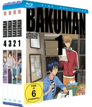 Bakuman - Staffel 1 - Gesamtausgabe - Bundle - Vol. 1-4 - [Blu-ray]