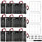 12 PCS AAA Battery Holder Sets, KUOQIY 1/2/3/4 x 1.5V AAA Battery Holder Case with Wire Leads, with 3 PCS Plastic Battery Storage Box & Screwdriver & Screws