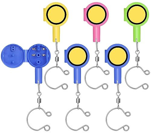 6pcs Fishing Knot Tying Tool, Fishing Line Knots Tool Protect from Fish Hooks Easily Tie Fishing Knots Multifunctional Ice Fly Fishing Tackle Accessories Nail Knot Tool for Freshwater Saltwater