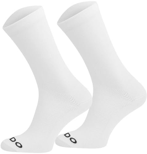 TODO Fahrradsocken Herren und Damen. Atmungsaktive Rennrad Socken Herren. Fahrrad Socken Herren, Radsocken (Rennrad Socken Weiß 35-38)